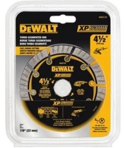 DeWalt 4-1/2-Inch XP Turbo Segmented Diamond Blade -Tools Sales dw4713t 1