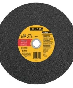DeWalt HP Metal 12-In x 1/8-In x 1-In Cutting High Speed Wheel - Type 1