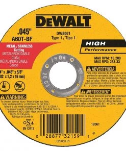 DeWalt 4-in x 0.045-in x 5/8-in Metal and Stainless Cutting