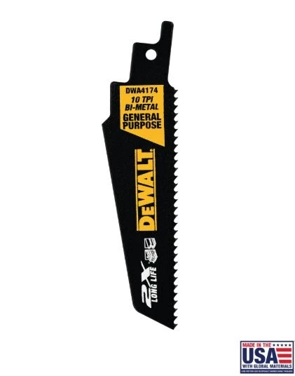 DeWalt 2X Long Life Wood and Metal Cutting Reciprocating Saw Blades – 5 Pack 3 DeWalt 2X Long Life Wood and Metal Cutting Reciprocating Saw Blades – 5 Pack