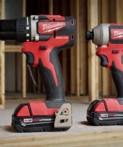 Milwaukee M18 Compact Brushless 2-Tool Combo Kit, Drill Driver/Impact Driver -Tools Sales maxresdefault